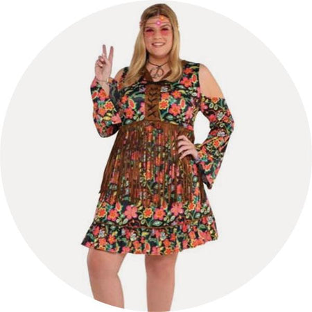 Costumes Halloween & Accessoires Années 1960 Hippie